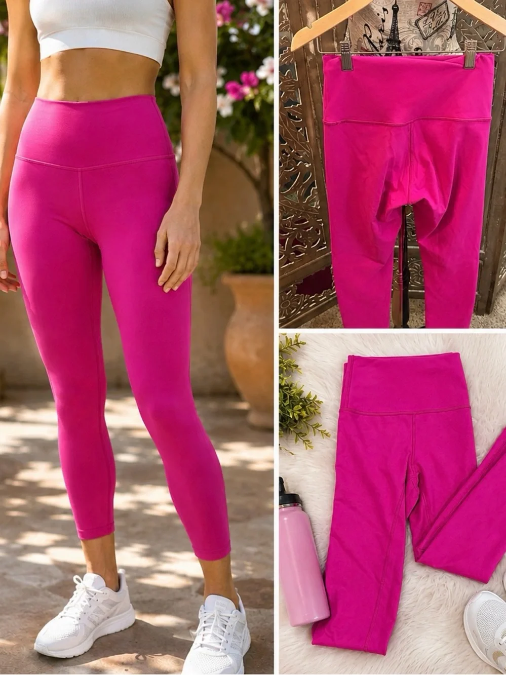 lululemon athletica High-Waist Leggings in Bright Fuchsia